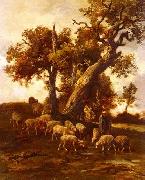 unknow artist Sheep 088 china oil painting artist